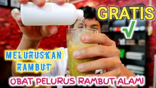 cara meluruskan rambut - mengembang bergelombang secara alami