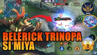 Belerick Trinopa si Miya, ang Lupet ng Kasama, The Best Companion for MM - MLBB #belerickgameplay