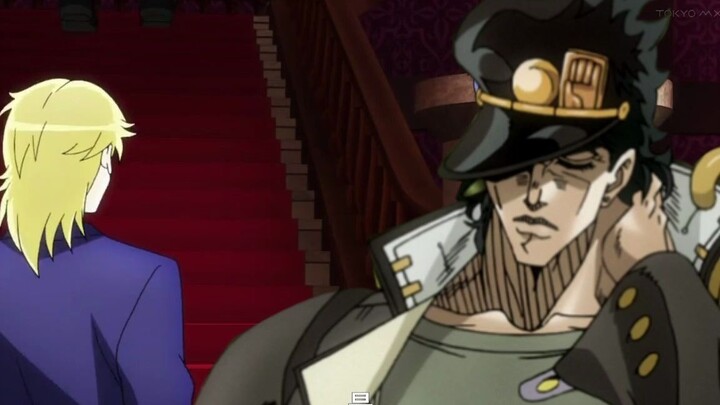 If dio is staying at Jotaro's house
