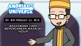 kartun dakwah islami ustad Adi Hidayat | bagaimana membuat masalah hidup menjadi ringan