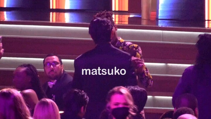 BTS AWARDS TAEHYUNG FANCAM WITH HIS BEST FRIEND ON GRAMMY