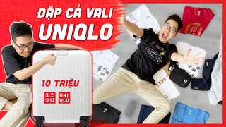 UNBOX CẢ VALI TOÀN ĐỒ UNIQLO 🇯🇵 GIVEAWAY 5 ÁO UNIQLO NÈ | maybayvlog