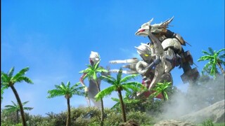 Ultraman Orb & Ultraman Zero vs Monster : Kalahkan monster bersama zero