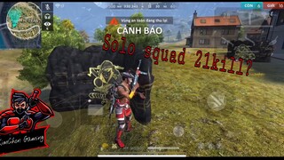 FreeFire Ranked Gameplay Solo Vs Squad 21kill |KimChon Gaming