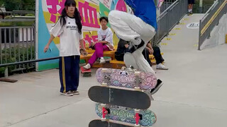 National skateboard high jump record!