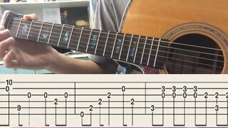 Guitar fingerstyle "The truth that you leave" teaching part one