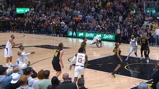 Kawhi Leonard slaps the floor after Russell Westbrook's game tying shot vs Jazz 😬