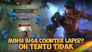 MINSITHAR BISA COUNTER LAPU!? OH TENTU TIDAK - Mobile Legends