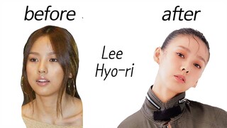 Lee Hyo-ri before and after
