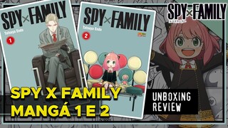 Spy X Family Mangá 1 e 2 | Unbox Review