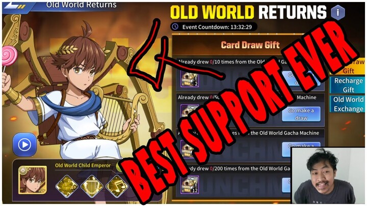 🔥🔥OLD WORLD CHILD EMPEROR RETURN [BUFFER ATTACK, RECOVERY & ABSORD] - ONE PUNCH MAN ROAD TO HERO 2.0