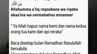 simpan amalan nya buat ramadhan pendek kok😁