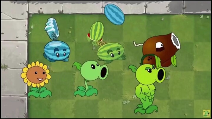 [Plants vs. Zombies] Animation Of Fighting The Zombies In Cute Style