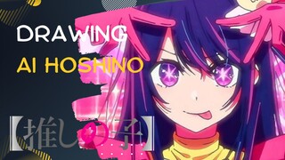 Drawing Ai Hoshino| Oshi No Ko | Versi 2