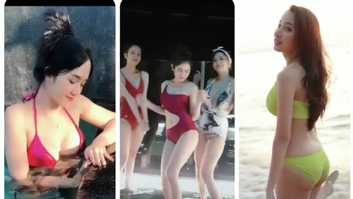 TikTok สาวไทยใส่ชุดว่ายน้ำ Thai sexy girls EP.3