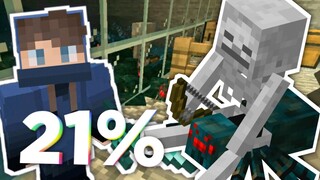 Minecraft: Pocket Edition - Fiz uma farme de XP super fácil e eficaz | Gameplay Survival (21%)