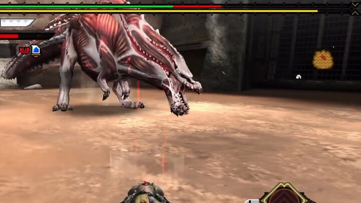 Attack on Titan × Tyrannosaurus Rex Texture Display