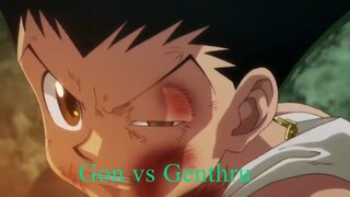 Hunter X Hunter 2011 : Gon vs Genthru