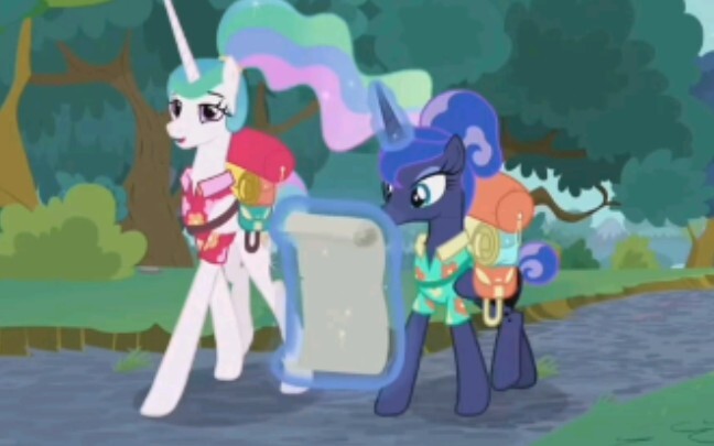 MLP removes the identity of the princess and they are also pony sisters