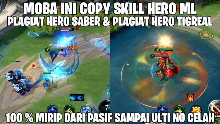 BARU KALI INI ML DI PLAGIATIN MOBA LAIN! HERO NYA MIRIP DENGAN SABER & TIGREAL - HEROES ARISE MOBA