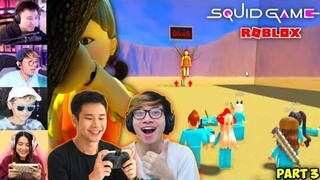 REAKSI JESS NO LIMIT & AFIF YULISTIAN BERMAIN SQUID GAME YG LAGI VIRAL PART 3 | Roblox Indonesia