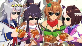 [Uma Musume: Pretty Derby MMD] Burger Penyelesaian BBQ oleh BBQ Master Daiki