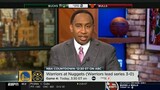 ESPN's Stephen A. "breaks down" Warriors vs Nuggets - Game 4: "I'm scared for Nikola Jokic"