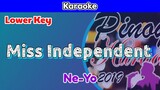 Miss Independent by Ne-yo (Karaoke : Lower Key)