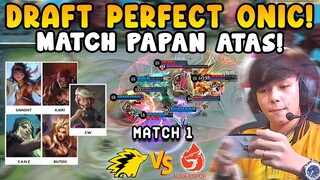 W/ Max, LeoKoce | Match Panas PAPAN ATAS!! Dua Team dengan Gameplay Kaya!! - AURA vs ONIC Match 1