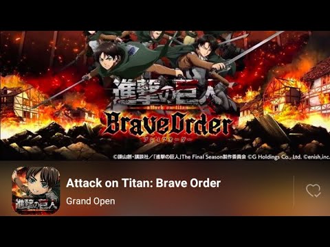 Attack On Titan Brave Order Android Ios Gameplay 22 Bilibili