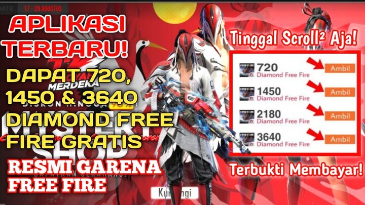 New❗Cara Dapat 720, 1450 & 3640 Diamond FF - Aplikasi Penghasil Diamond Free Fire 2021