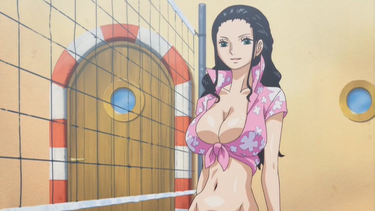 One piece Nami vs Robin at Volleyball Funny Moment - BiliBili