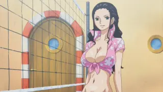 One piece Nami vs Robin at Volleyball Funny Moment
