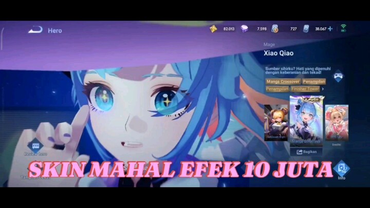 Skin mahal efek 10 juta Xiao Qiao "Manga Sorceress " di Honor of Kings