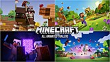 Minecraft All Animated Update Trailers | HD