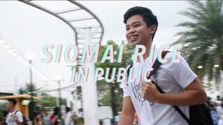 Singing "SIOMAI RICE" by $UCC in PUBLIC