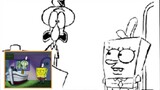 [Cetak Ulang] Gambar garis animasi Spongebob
