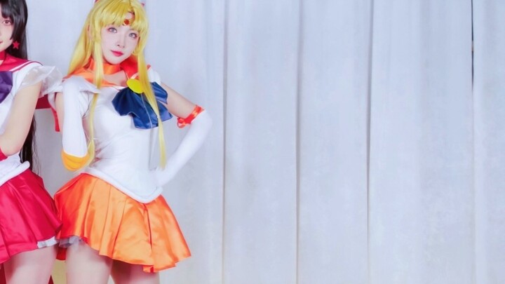 [Sailor Moon cos] Transformation! PINK CAT♥ Let's have some childhood memories of the long-legged go