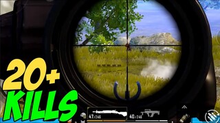 POWER OF DP-28 WITH 6X SCOPE | SOLO SQUAD | PUBG MOBILE