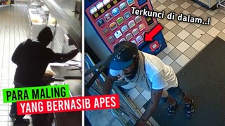 Terkunci Di Dalam Toko..!! Kumpulan Para Maling Yang Bernasib Apes