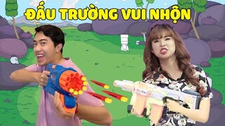 CrisDevilGamer và Khởi My trong ĐẤU TRƯỜNG VUI NHỘN