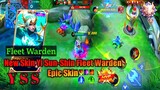 Gameplay New Skin Yi Sun-Shin || Fleet Warden Epic Skin || MLBB BANG BANG