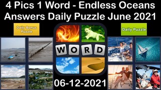 4 Pics 1 Word - Endless Oceans - 12 June 2021 - Answer Daily Puzzle + Daily Bonus Puzzle