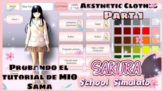 ¿Como cambiar de color el Uniforme de niños? || SAKURA School Simulator || Tutorial de @miosama7190