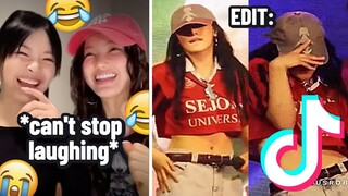 NewJeans Hanni & Danielle Reaction to Minji's FLIRTY Tiktok...