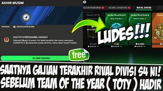 KLAIM & GACHA GRATIS GAJIAN TERAKHIR RIVAL DIVISI SEBELUM EVENT TOTY 2024 DI EA SPORT FC 24 MOBILE