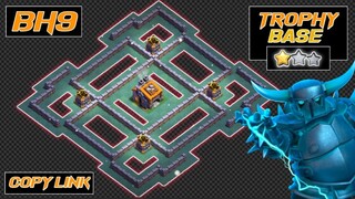 New BH9 Base 2022 With Replay | New Best Builder Hall 9 Base With Copy Link | Clash Of Clans