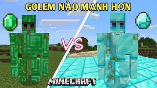 KHI 2 GOLEM KIM CƯƠNG|  VÀ LUC BẢO GẶP NHAU AI SẼ LÀ MẠNH NHẤT TRONG MINECRAFT