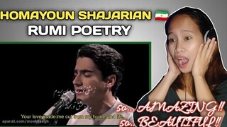 RUMI POETRY -  HOMAYOUN SHAJARIAN (PERSIAN MUSIC AND SINGING || REACTION