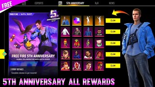 5TH ANNIVERSARY ALL FREE REWARDS